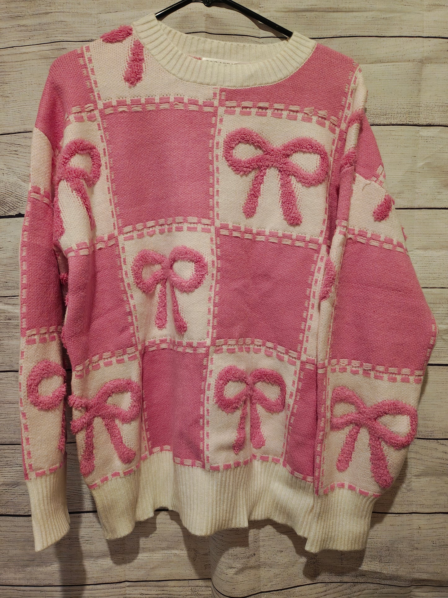 Pink Bow Sweater